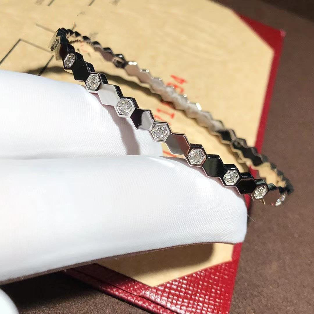 ¡®Moco¡¯BEE LOVE SILVER DIAMOND BRACELET