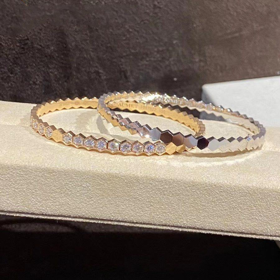 ¡®Moco¡¯BEE LOVE GOLD BRACELET FULL DIAMOND