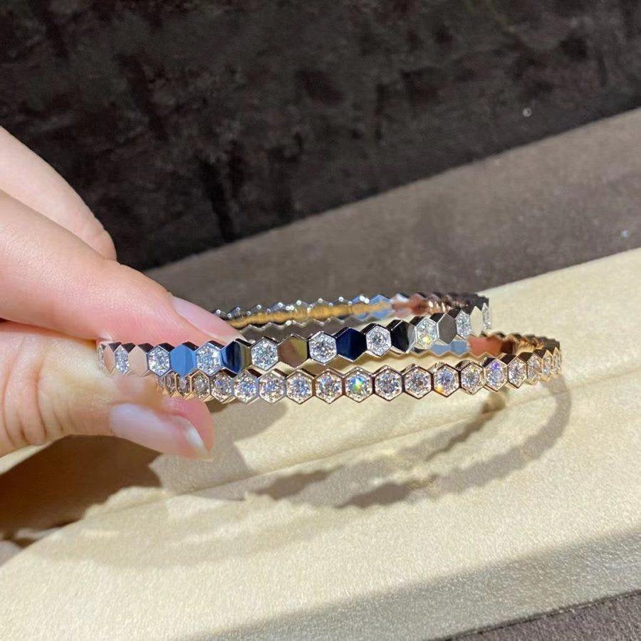 ¡®Moco¡¯BEE LOVE GOLD BRACELET FULL DIAMOND