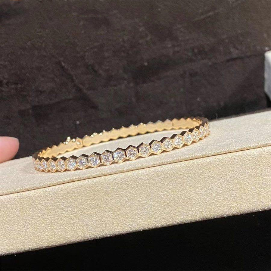 ¡®Moco¡¯BEE LOVE GOLD BRACELET FULL DIAMOND