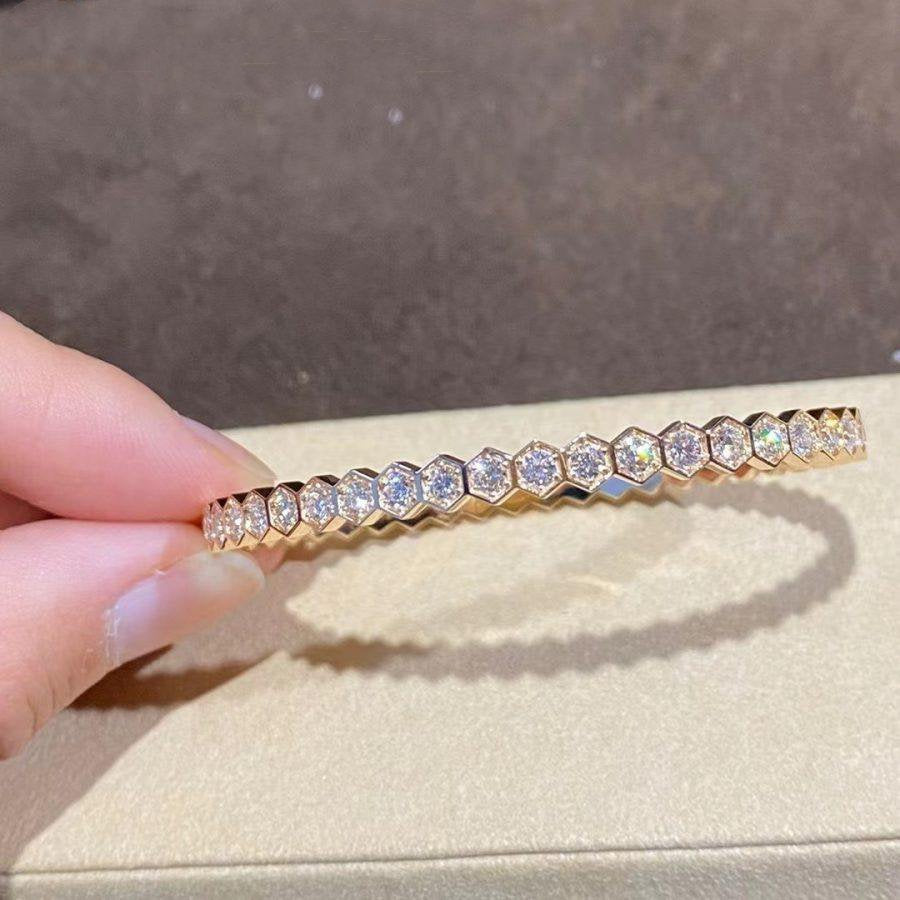¡®Moco¡¯BEE LOVE GOLD BRACELET FULL DIAMOND