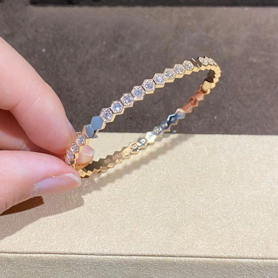 ¡®Moco¡¯BEE LOVE GOLD BRACELET FULL DIAMOND