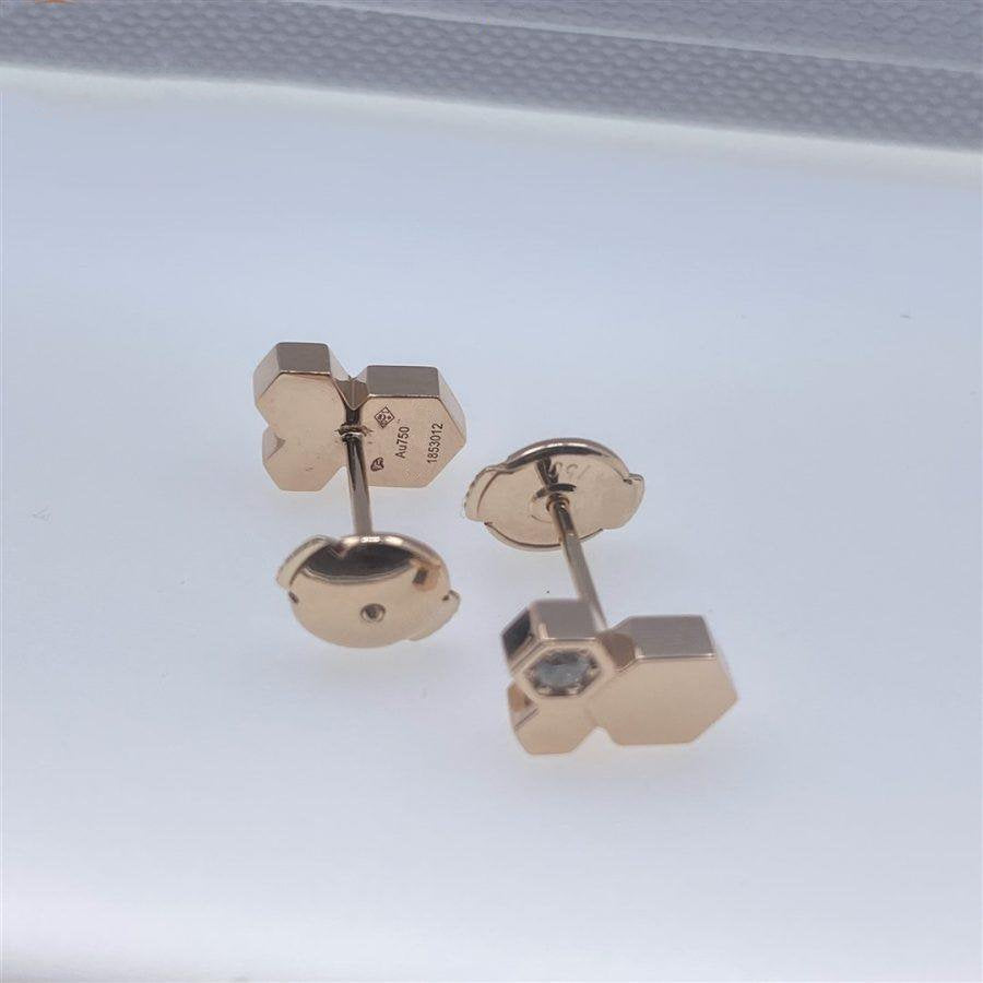 ¡®Moco¡¯BEE LOVE PINK GOLD DIAMOND EARRINGS