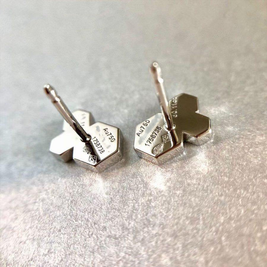 ¡®Moco¡¯BEE LOVE SILVER DIAMOND EARRINGS