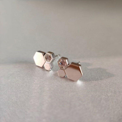 ¡®Moco¡¯BEE LOVE SILVER DIAMOND EARRINGS