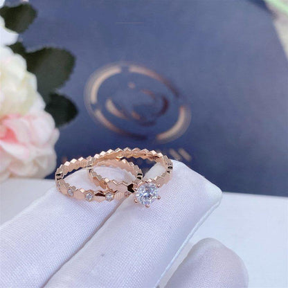 ¡®Moco¡¯BEE LOVE RING PINK GOLD 1 DIAMOND