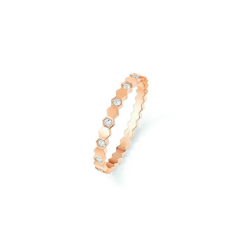 ¡®Moco¡¯BEE LOVE RING PINK GOLD DIAMOND