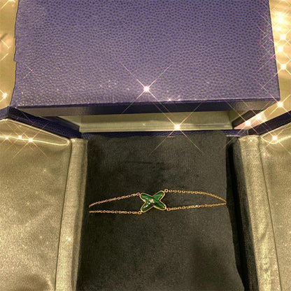 ¡®Moco¡¯JEUX BRACELET MALACHITE PINK GOLD 1 DIAMOND