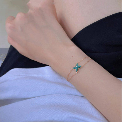 ¡®Moco¡¯JEUX BRACELET MALACHITE PINK GOLD 1 DIAMOND