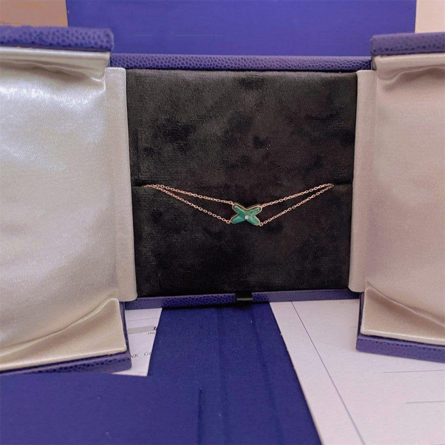 ¡®Moco¡¯JEUX BRACELET MALACHITE PINK GOLD 1 DIAMOND