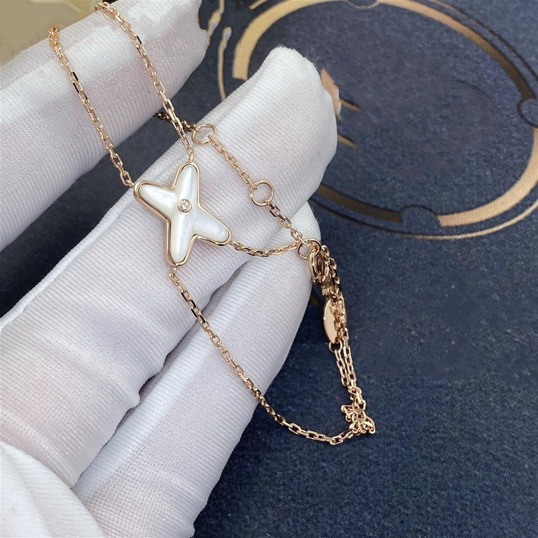 ¡®Moco¡¯JEUX BRACELET WHITE MOP PINK GOLD 1 DIAMOND