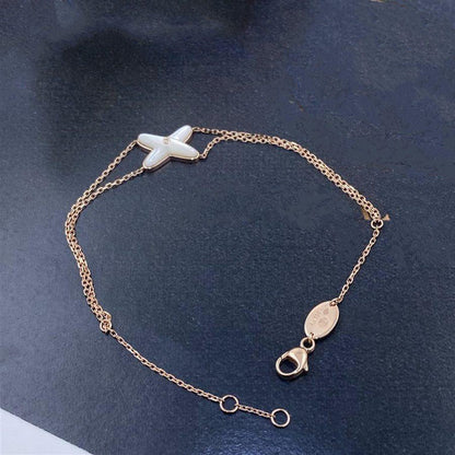 ¡®Moco¡¯JEUX BRACELET WHITE MOP PINK GOLD 1 DIAMOND