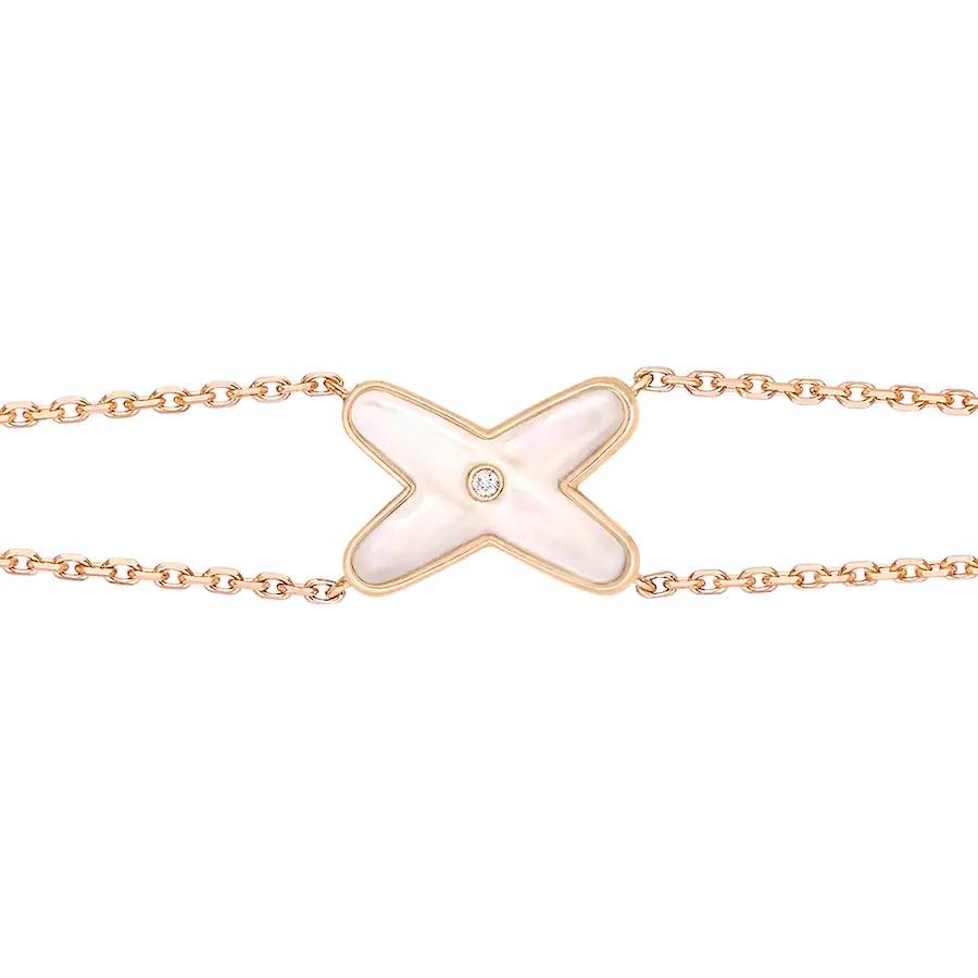 ¡®Moco¡¯JEUX BRACELET WHITE MOP PINK GOLD 1 DIAMOND