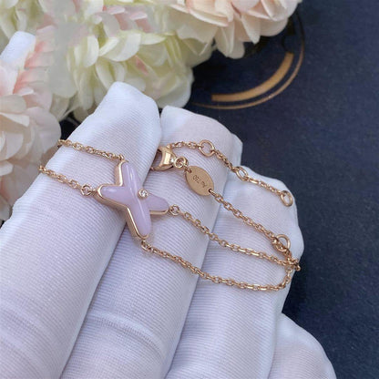 ¡®Moco¡¯JEUX BRACELET PINK MOP PINK GOLD 1 DIAMOND
