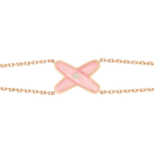 ¡®Moco¡¯JEUX BRACELET PINK MOP PINK GOLD 1 DIAMOND