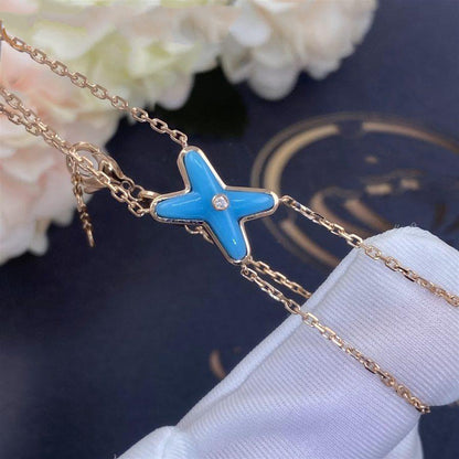 ¡®Moco¡¯JEUX BRACELET TURQUOISE PINK GOLD 1 DIAMOND