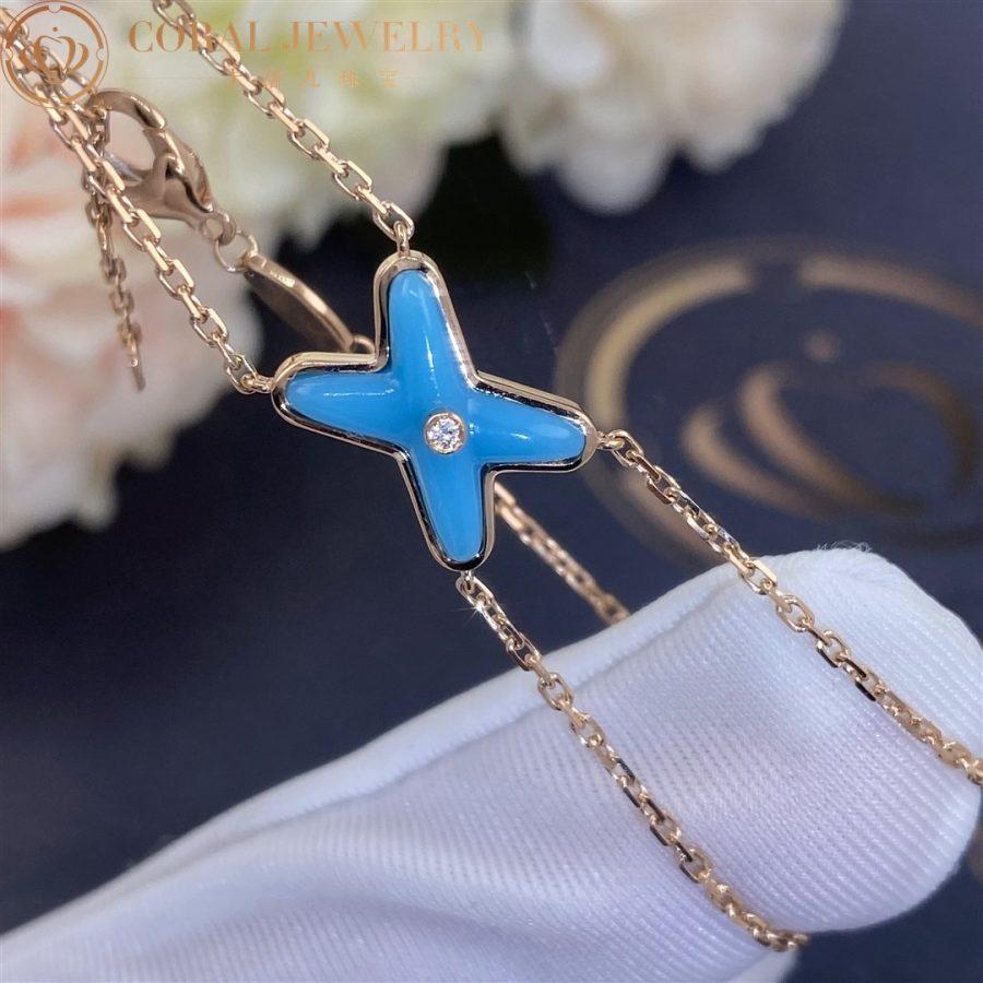 ¡®Moco¡¯JEUX BRACELET TURQUOISE PINK GOLD 1 DIAMOND