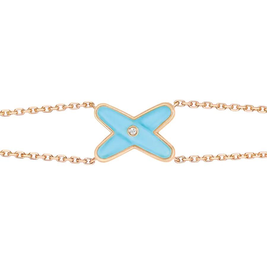 ¡®Moco¡¯JEUX BRACELET TURQUOISE PINK GOLD 1 DIAMOND
