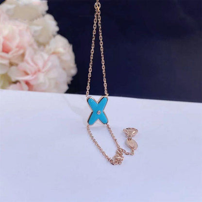 ¡®Moco¡¯JEUX BRACELET TURQUOISE PINK GOLD 1 DIAMOND