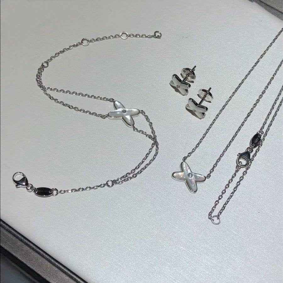 ¡®Moco¡¯JEUX BRACELET WHITE MOP SILVER 1 DIAMOND