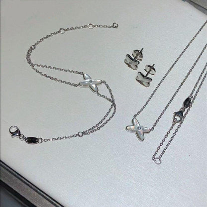 ¡®Moco¡¯JEUX BRACELET WHITE MOP SILVER 1 DIAMOND