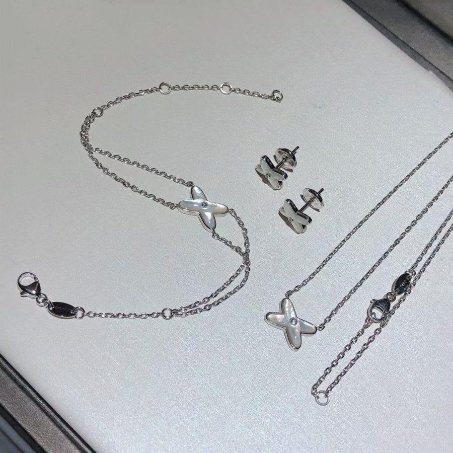 ¡®Moco¡¯JEUX BRACELET WHITE MOP SILVER 1 DIAMOND