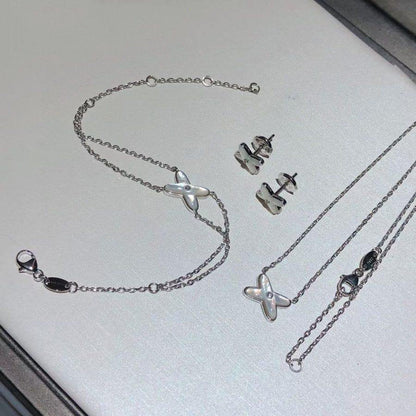 ¡®Moco¡¯JEUX BRACELET WHITE MOP SILVER 1 DIAMOND