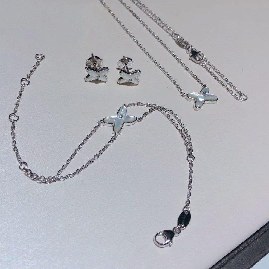 ¡®Moco¡¯JEUX BRACELET WHITE MOP SILVER 1 DIAMOND