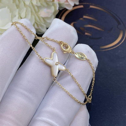 ¡®Moco¡¯JEUX BRACELET WHITE MOP GOLD 1 DIAMOND