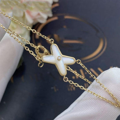 ¡®Moco¡¯JEUX BRACELET WHITE MOP GOLD 1 DIAMOND