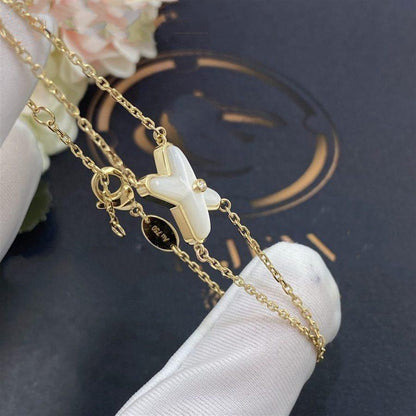 ¡®Moco¡¯JEUX BRACELET WHITE MOP GOLD 1 DIAMOND