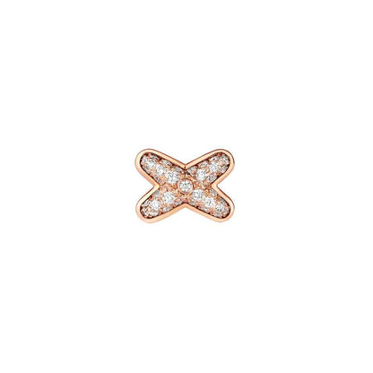 ¡®Moco¡¯JEUX DE PINK GOLD DIAMOND EARRINGS