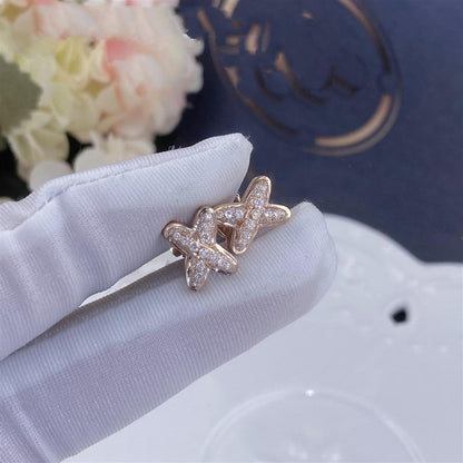 ¡®Moco¡¯JEUX DE PINK GOLD DIAMOND EARRINGS