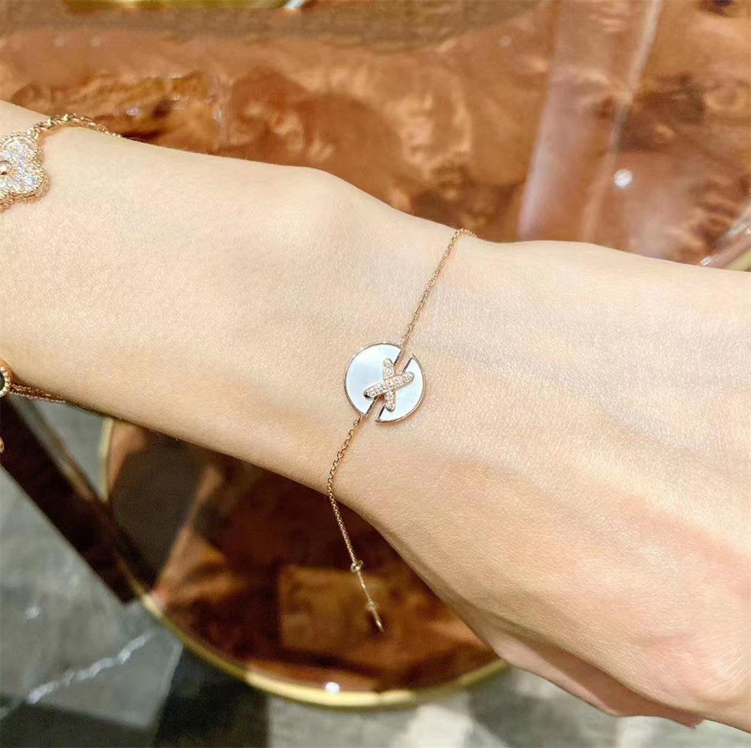 ¡®Moco¡¯JEUX DE BRACELET MOP PINK GOLD DIAMONDS