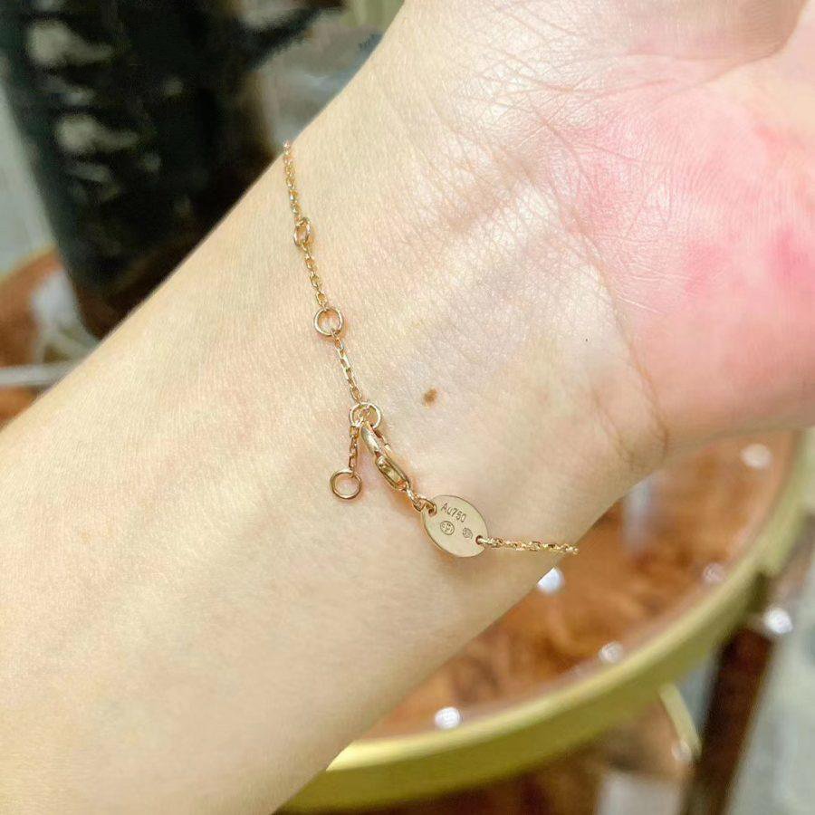 ¡®Moco¡¯JEUX DE BRACELET MOP PINK GOLD DIAMONDS