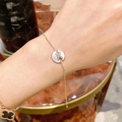 ¡®Moco¡¯JEUX DE BRACELET MOP PINK GOLD DIAMONDS
