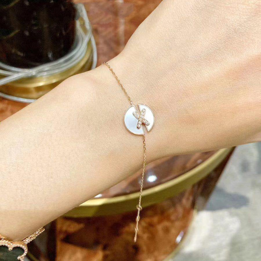 ¡®Moco¡¯JEUX DE BRACELET MOP PINK GOLD DIAMONDS