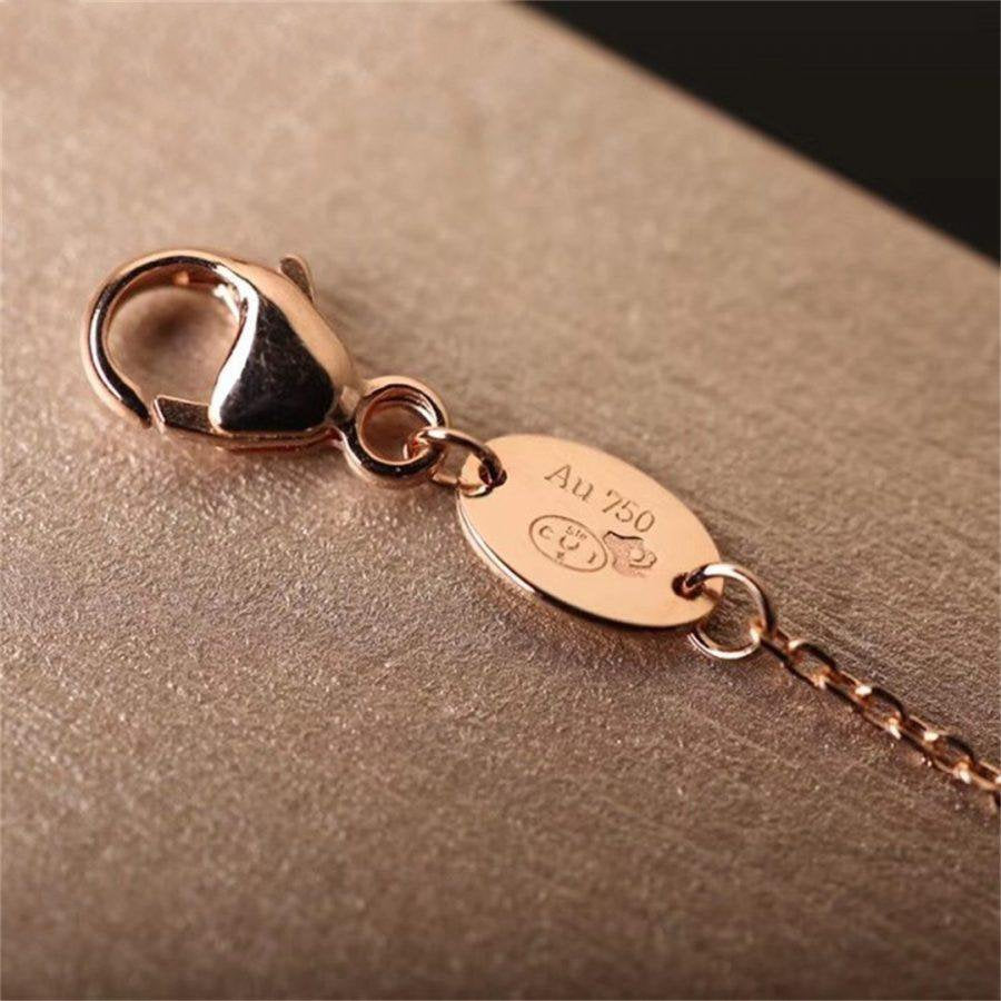 ¡®Moco¡¯Hollow Design Four-Leaf Clover Flower Shape Ring