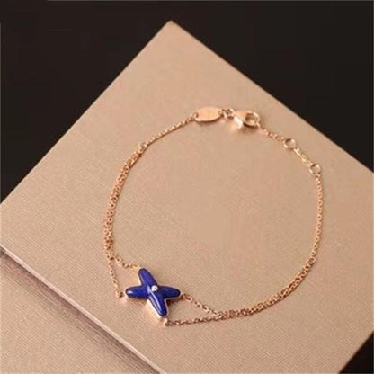 ¡®Moco¡¯Hollow Design Four-Leaf Clover Flower Shape Ring