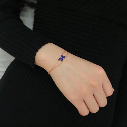 ¡®Moco¡¯Hollow Design Four-Leaf Clover Flower Shape Ring