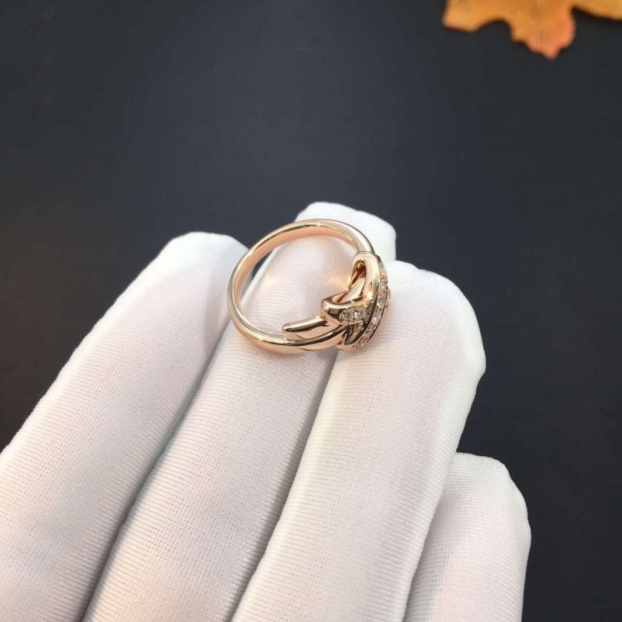 ¡®Moco¡¯JEUX DE PINK GOLD DIAMOND RING