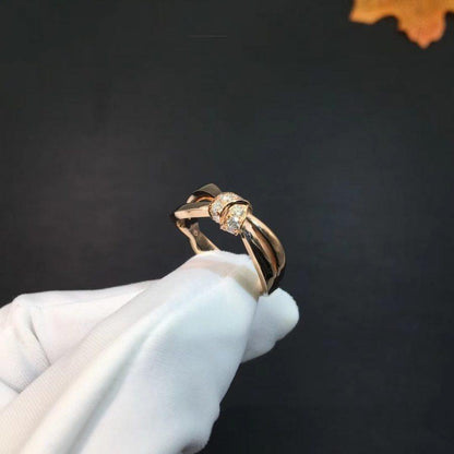 ¡®Moco¡¯LIENS RING PINK GOLD DIAMOND