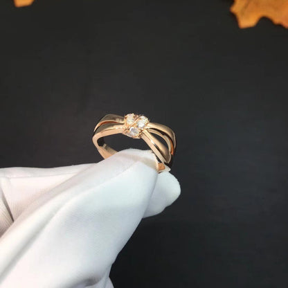 ¡®Moco¡¯LIENS RING PINK GOLD DIAMOND