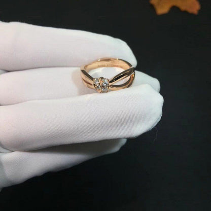 ¡®Moco¡¯LIENS RING PINK GOLD DIAMOND