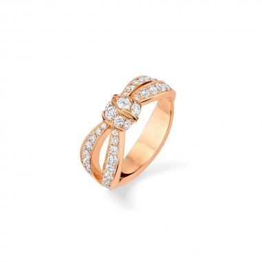 ¡®Moco¡¯LIENS PINK GOLD DIAMOND RING