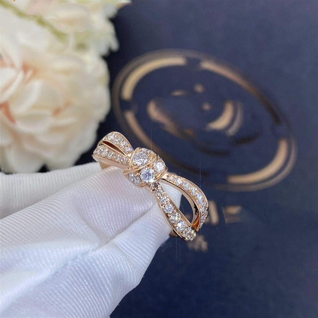 ¡®Moco¡¯LIENS PINK GOLD DIAMOND RING