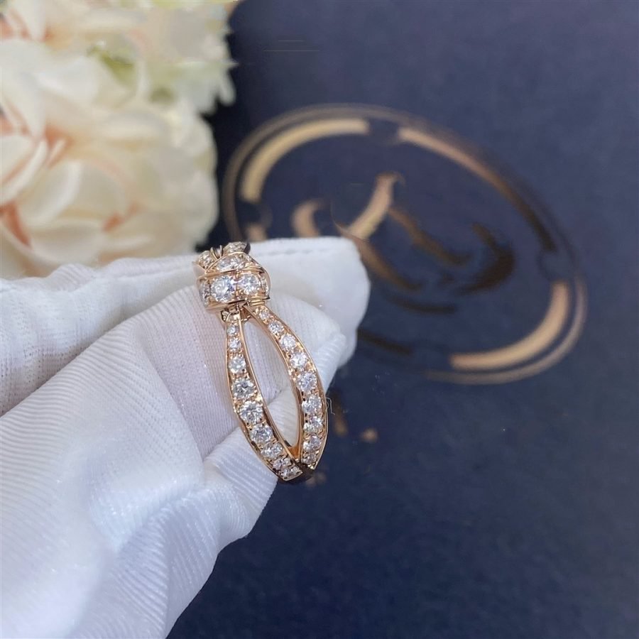 ¡®Moco¡¯LIENS PINK GOLD DIAMOND RING
