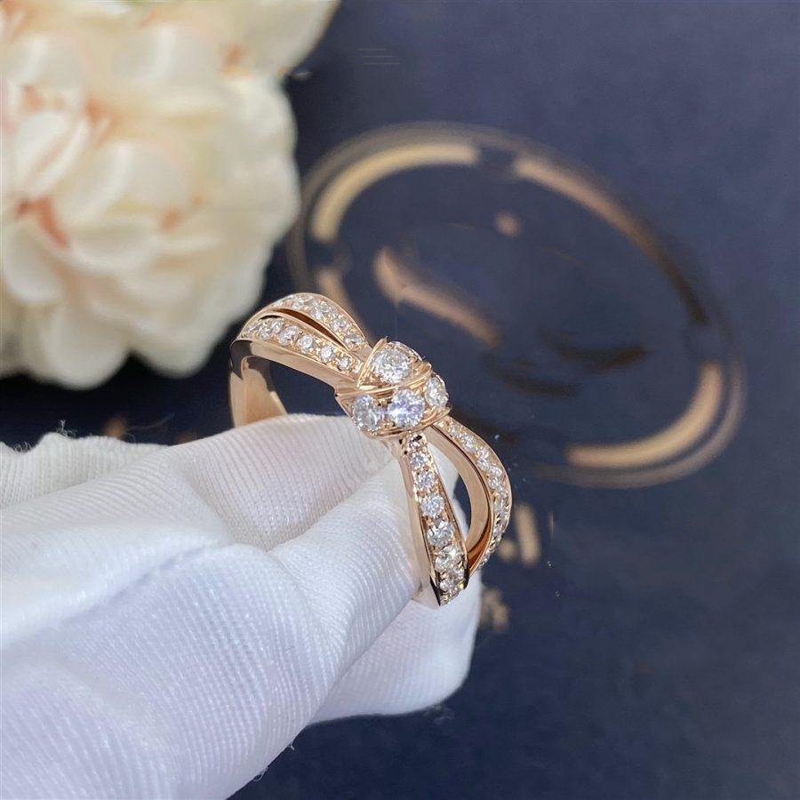 ¡®Moco¡¯LIENS PINK GOLD DIAMOND RING