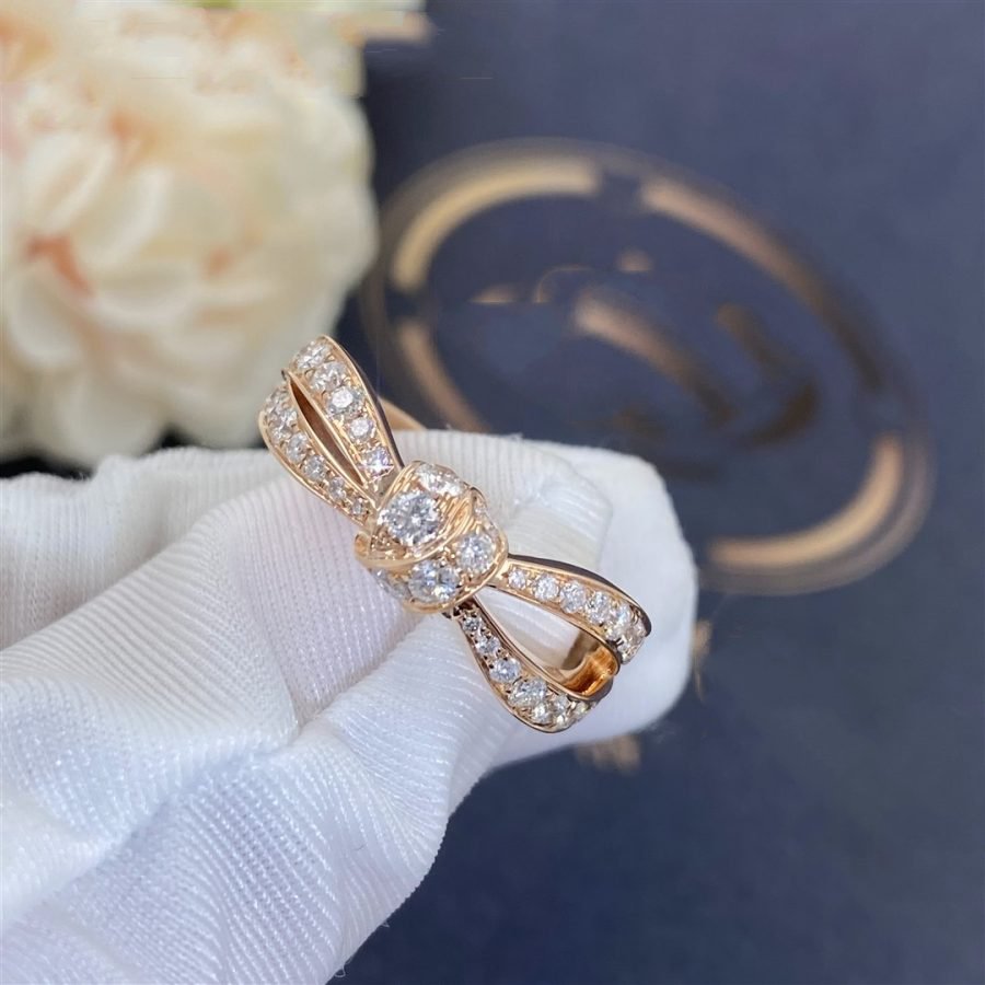 ¡®Moco¡¯LIENS PINK GOLD DIAMOND RING