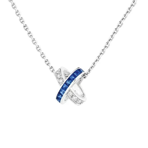 ¡®Moco¡¯LIENS DIAMOND SILVER NECKLACE